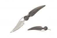 8" Feather knife w/ Eagle Emblem