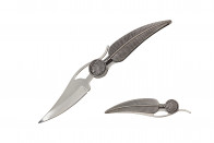 8" Feather knife w/ Chief Emblem