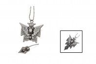 Skull Wings Hidden Knife Necklace