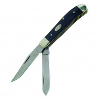 7.5" Buckshot Folder 2-Blade Trapper w/ Faux Bone Inlay