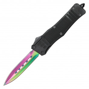 Atomic Dual Action OTF Rainbow Knife
