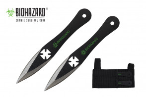 5.5" 2pc. Black Throwing Knives