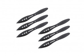 9" Set of 6 Blackwater Throwing Knives