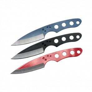 6.5" Set of 3 Assorted Paw Throwing Knives