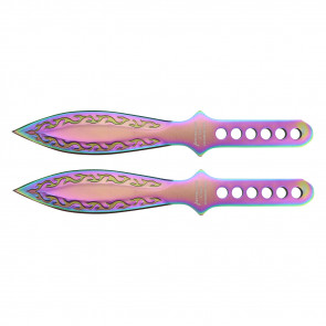 9" 2pc Set Rainow Blade Thrower
