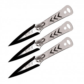 9" Two-Tone Scorpion Throwing Knives