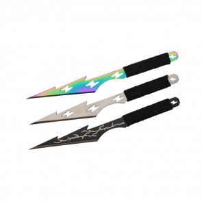 Set of 3 Assorted Thunderstorm Throwing Knives