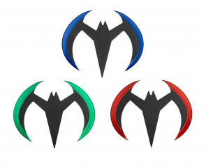 3PC Mixed Colors Batarang