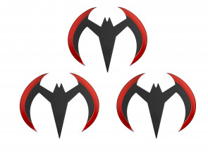 3PC Red Batarang