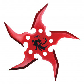 4" Red Single Throwing Star