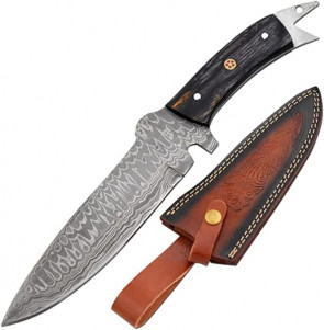 12" True Damascus (256-Layer) Knife