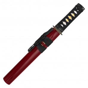 14.75" Red Straight Tanto Blade