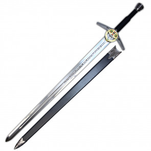 47.5" Fantasy Stainless Steel Replica Sword w/ Scabbard