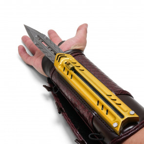 Society of Slayers Faux Leather Vambrace w/ Stainless Steel Covert Blade (EXCLUSIVE)