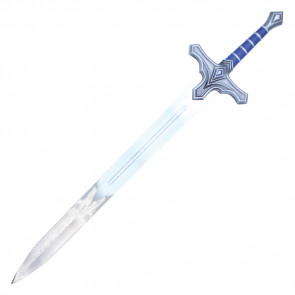 42.5" Silver Fantasy Stainless Steel Replica Sword w/ Plaque