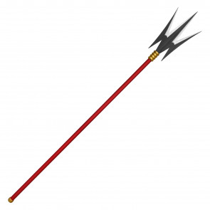 74.75”  Steel 3-Prong Trident