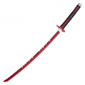 38.5" Anime Replica Black Katana w/ LED Blade