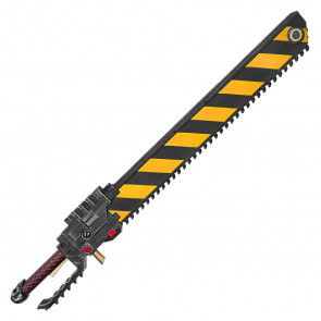 39.5” Striped Serrated Foam Sword