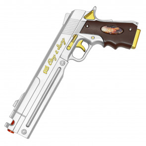 15" DMC Silver Foam Pistol