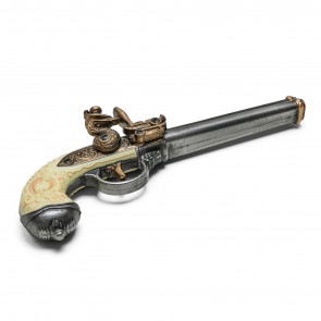 10.5" Italian Flintlock Pistol Foam Replica