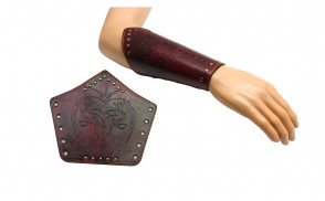 Medieval Dragon Logo Arm Bracers