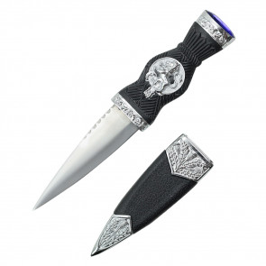 7.25" Overall Dirk With Lion Handle And Blue Gem