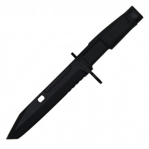 12" Military Hunting knife W/ Sheath (Black)