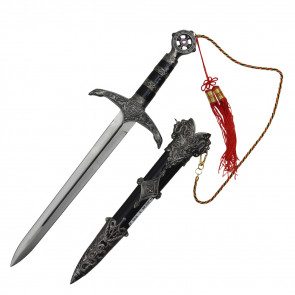 Robin Hood Dagger With Black Scabbard 11" 