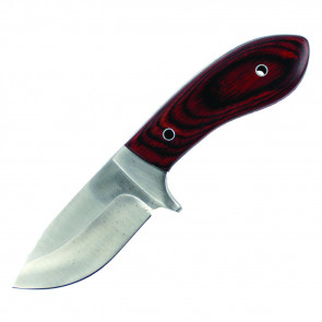 8" Steel Bolter Pakka Wood Handle Hunting Knife (Wood)