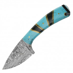 7.25" True Damascus Knife (256-Layer)