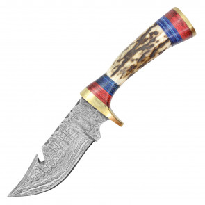 5.75" True Damascus Knife (256-Layer)