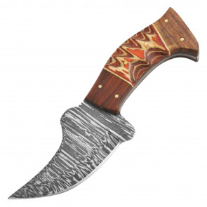 8.5" True Damascus (256-Layer) Skinner Knife