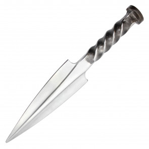 10" Hand Forged Railroad Spike Knife w/ Arrowhead Blade