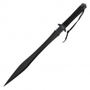 25" Black Machete Sword
