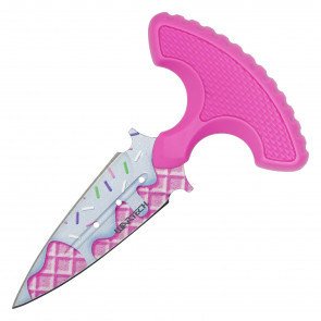 WARTECH - 6" Frosted Waffle Push Dagger