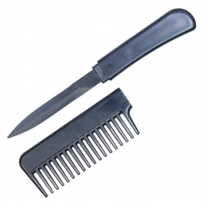 6.5" Black Comb Knife