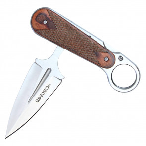 7 1/2” FOLDABLE FIXED BLADE PUSH DAGGER