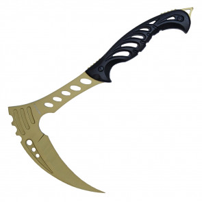 11" GOLD FIXED BLADE AXE