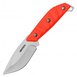 8.5" Fixed Blade Knife w/ Orange Handle