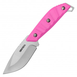 8.5" Fixed Blade Knife w/ Pink Handle