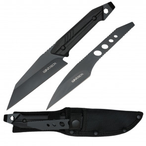 9" Wartech 2-pc Fixed Blade Tactical Knife