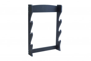 3 Piece Black Wooden Wall Stand
