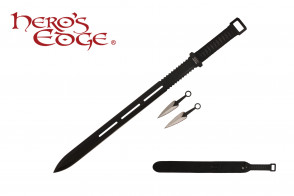 28" Ninja Sword w/ Throwing Knives