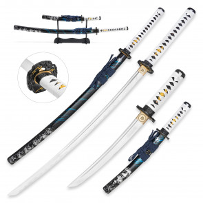 41.5" Battle Ready Handmade Katana w/ Tanto Set 