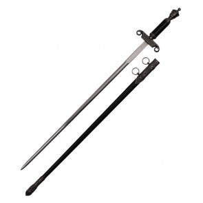 35" Medieval Sword With Sheath 