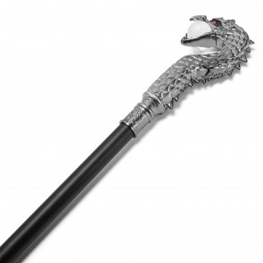 36.25" Dragon Sphere Walking Cane