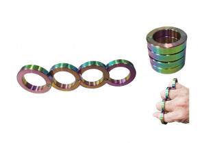 Rainbow Stackable Knuckle Rings