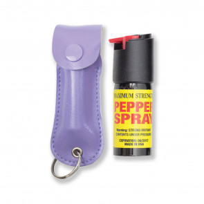 0.5 oz. Pepper Spray w/ Purple Holster  