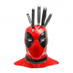 Red Mercenary Kitchen Knife Holder Block