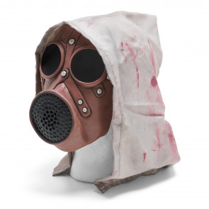 Rubber Latex Hooded Costume Mask